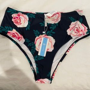 NWT Cupshe high waisted bathing suit bottoms